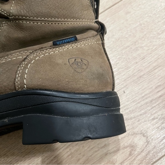 Ariat Women’s Brown Harper Waterproof Boot Lace Up Leather Size 8.5 - Picture 6 of 11